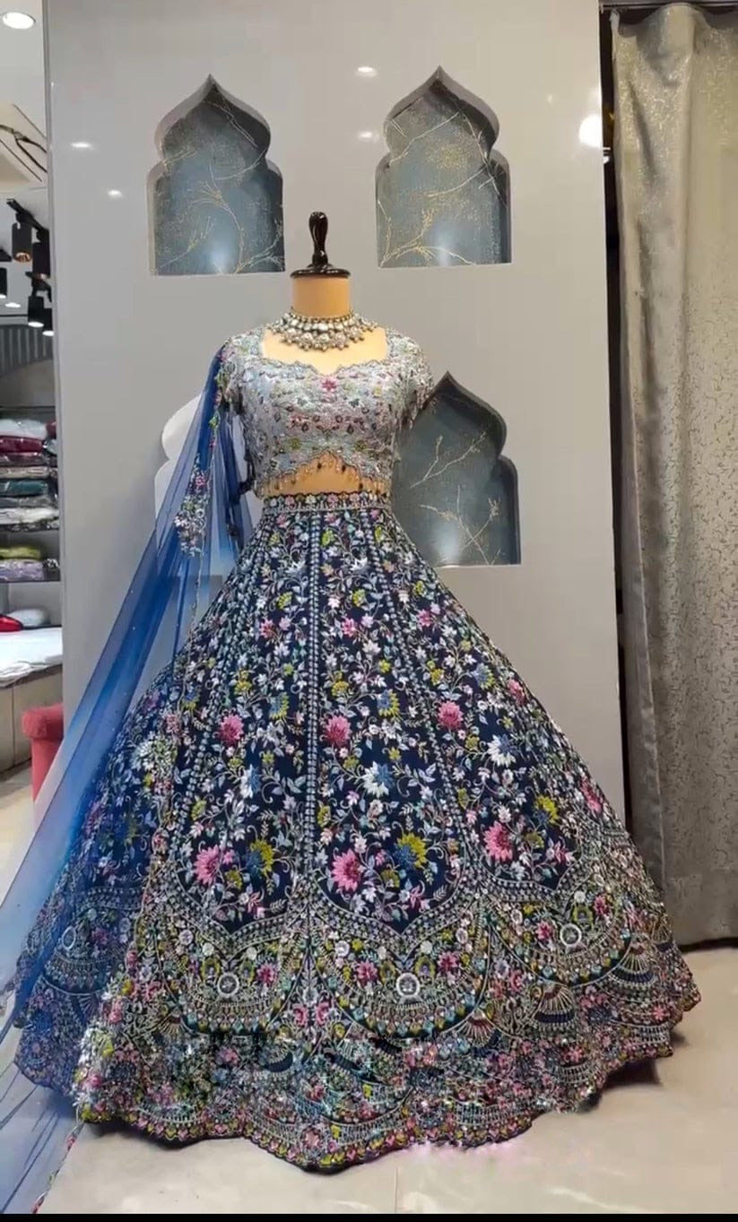 Bridal Lehenga Fabric-Malai Silk