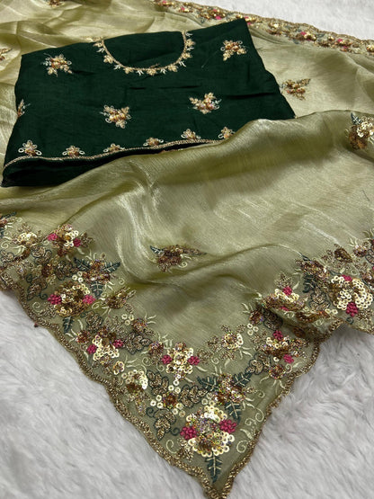 Beautiful Soft Jimmy Choo Saree