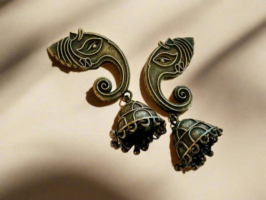 Traditional Elephant Style Earrings