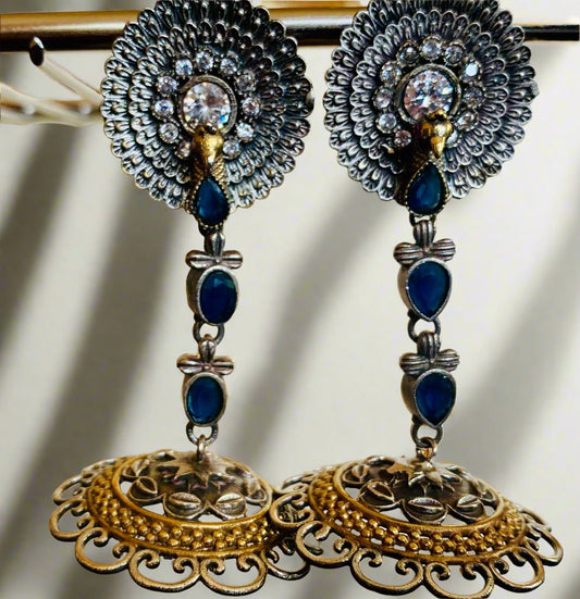 Peacock Style Earings